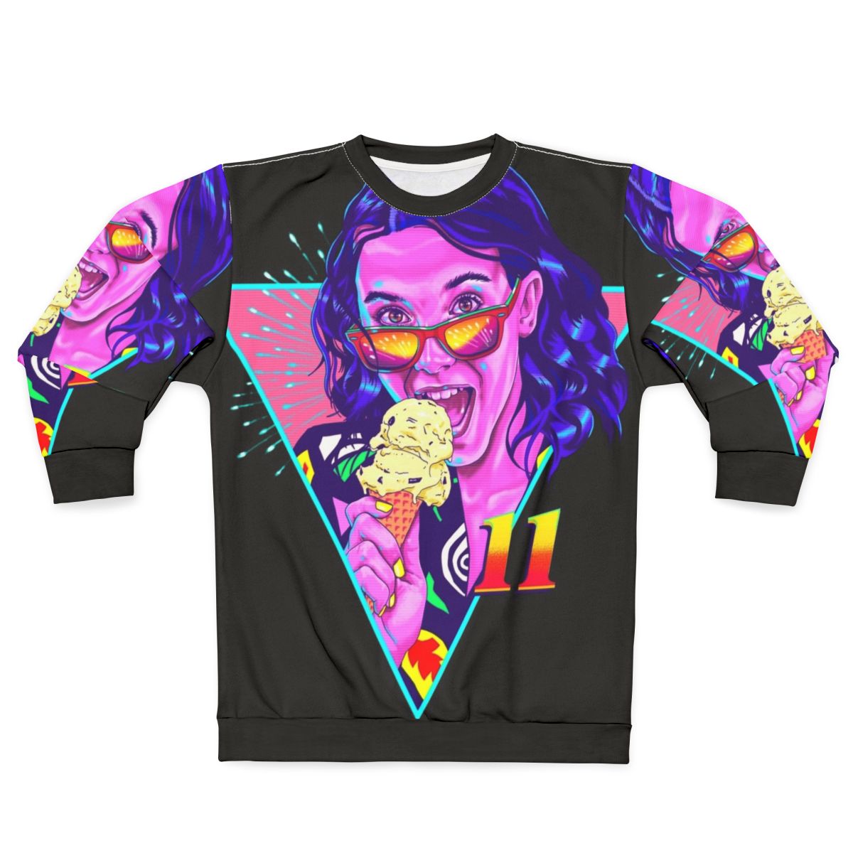 Eleven Stranger Things Inspired Vanilla Sweatshirt