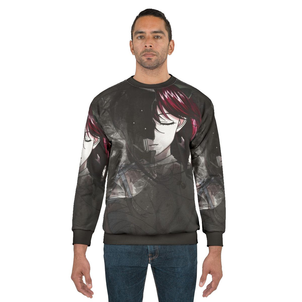 Elfen Lied anime sweatshirt featuring a kawaii and horror inspired design