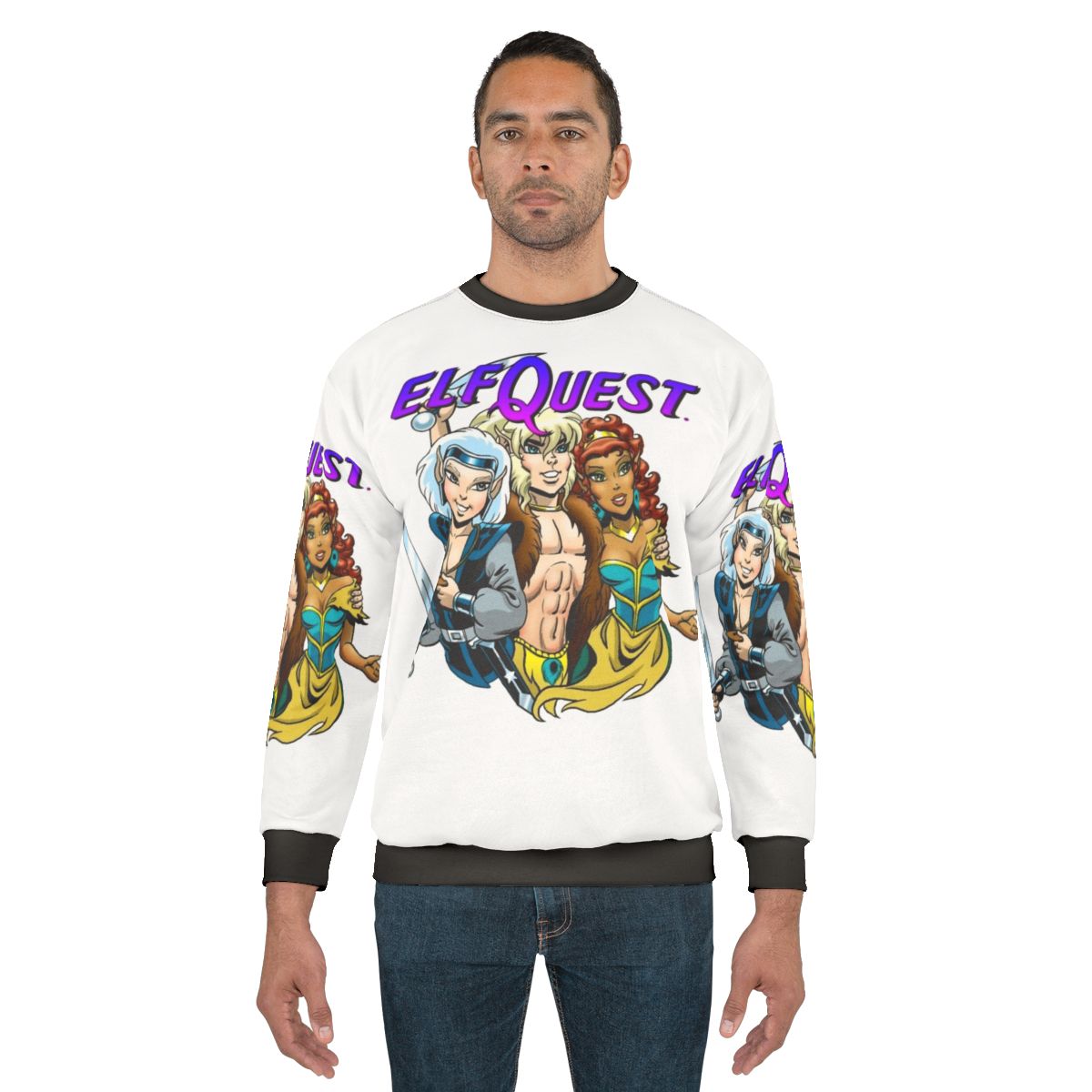 Elfquest fantasy tribal sweatshirt