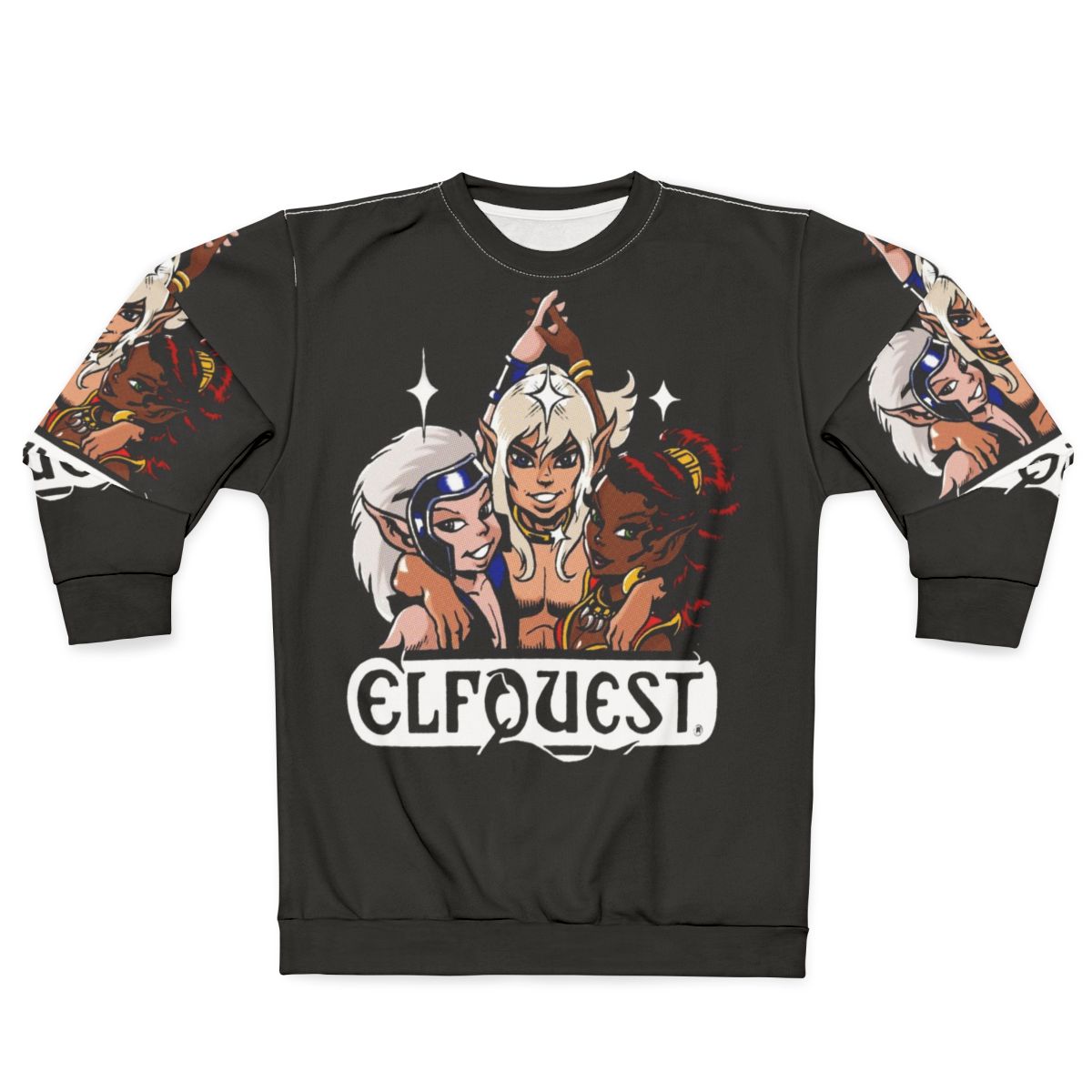 Elfquest Retro Trio Fantasy Sweatshirt