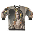 Elizabeth Taylor as Cleopatra in a classic movie scene