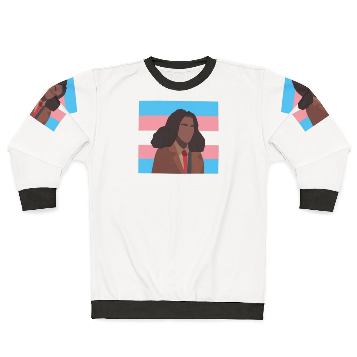 Elle Argent Trans Pride Flag Sweatshirt