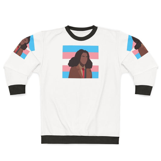 Elle Argent Trans Pride Flag Sweatshirt