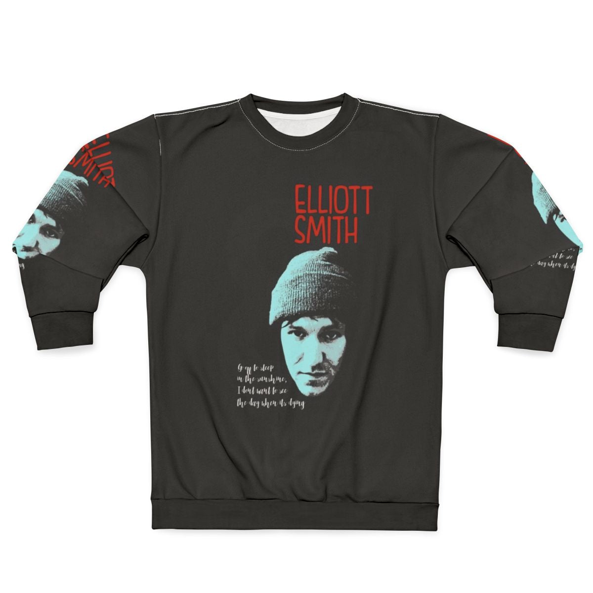 Elliott Smith Art Graphic Sweatshirt
