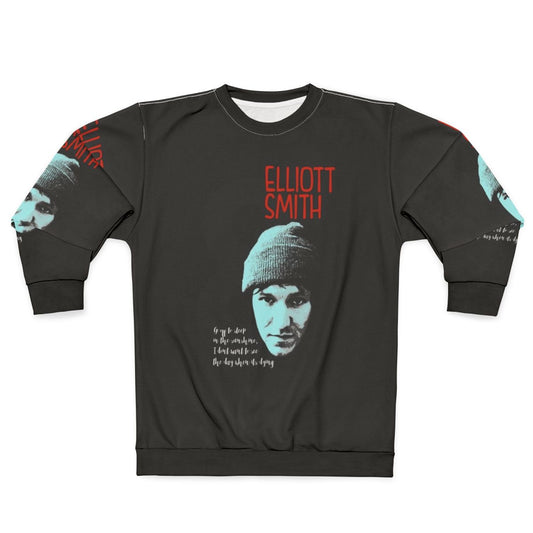 Elliott Smith Art Graphic Sweatshirt
