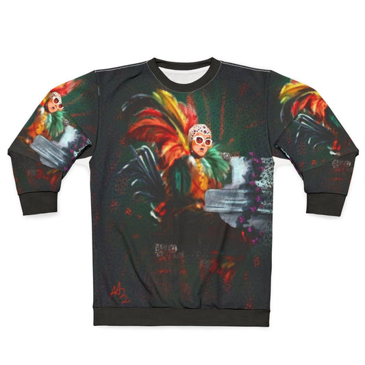 Elton John 70s Glam Rock Sweatshirt