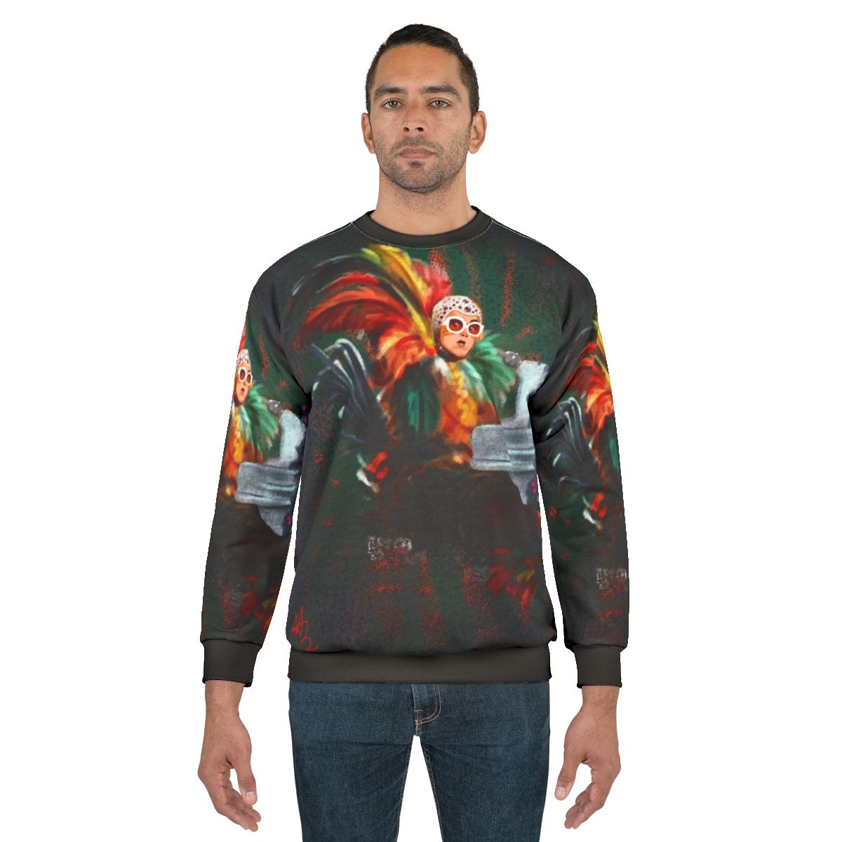 Elton John 70s Glam Rock Sweatshirt