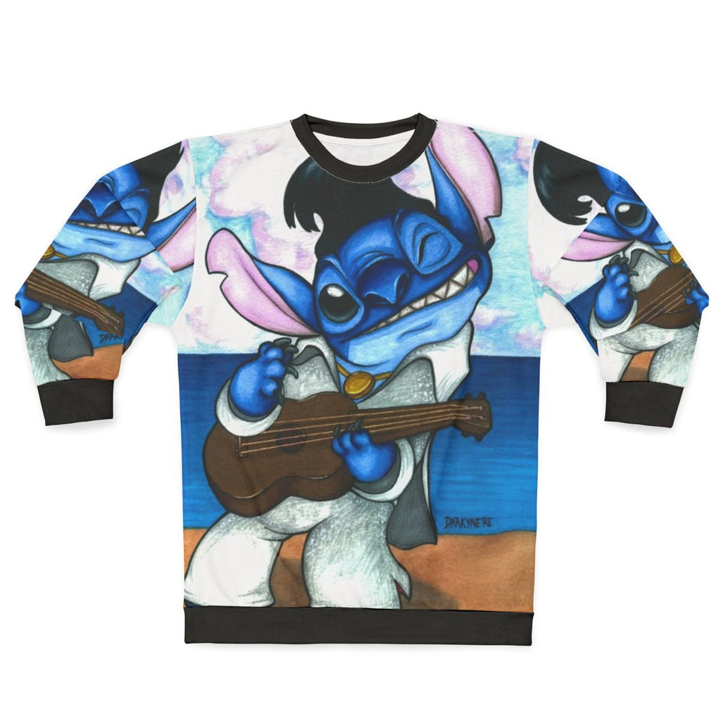 Elvis Stitch Cute Pop Art Sweatshirt