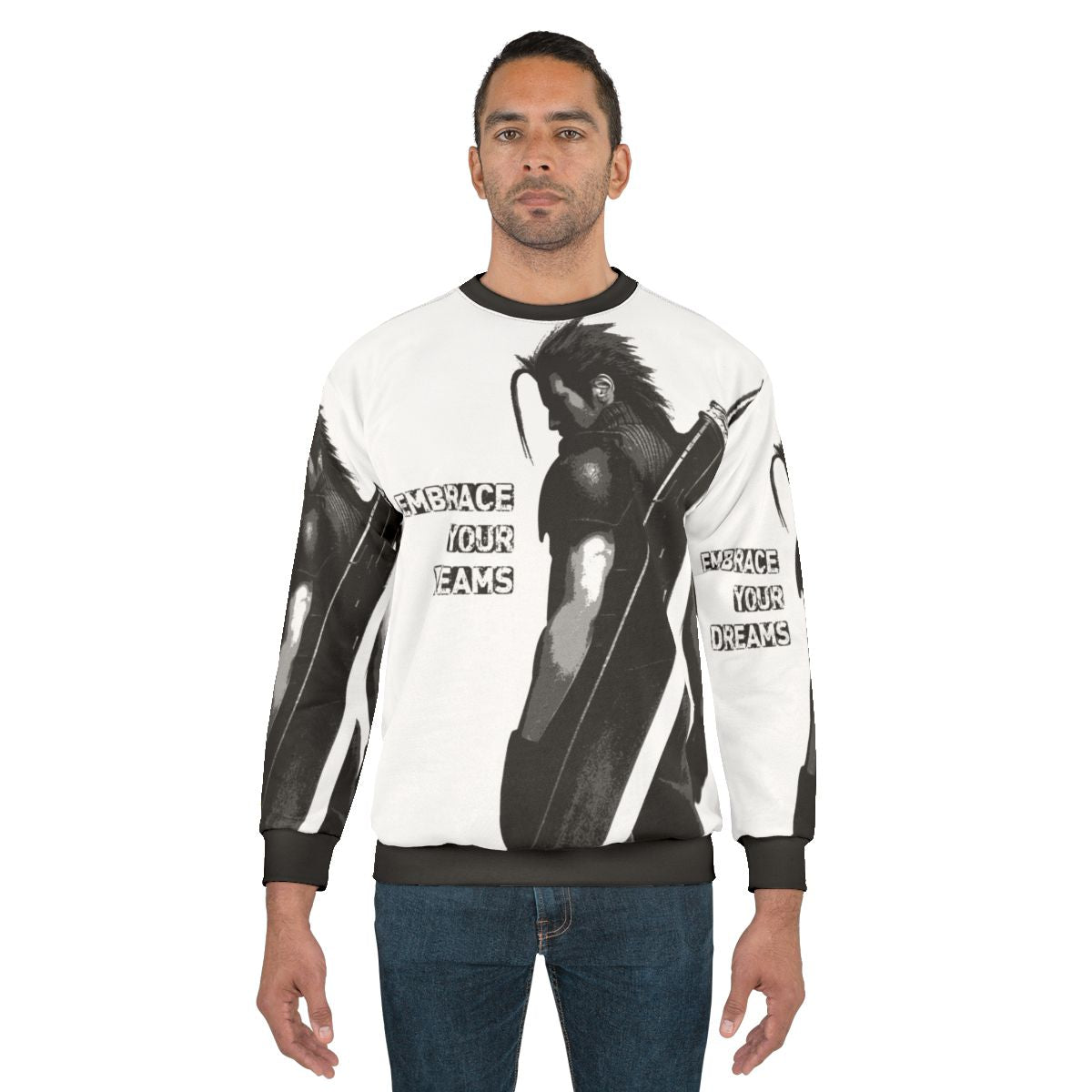 Final Fantasy inspired sweatshirt with graphic design
