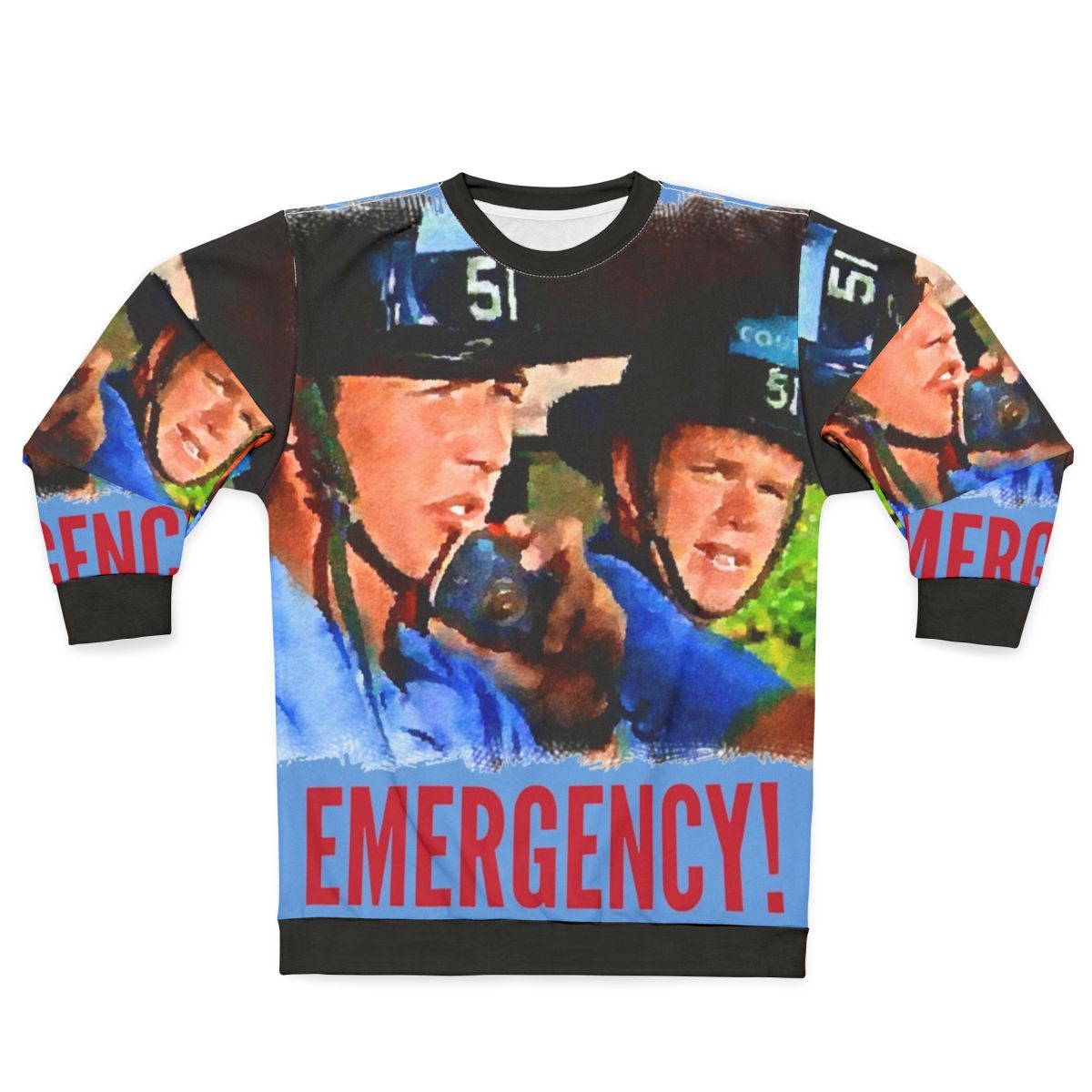Paramedic Sweatshirt with Emergency Medical Crew Design