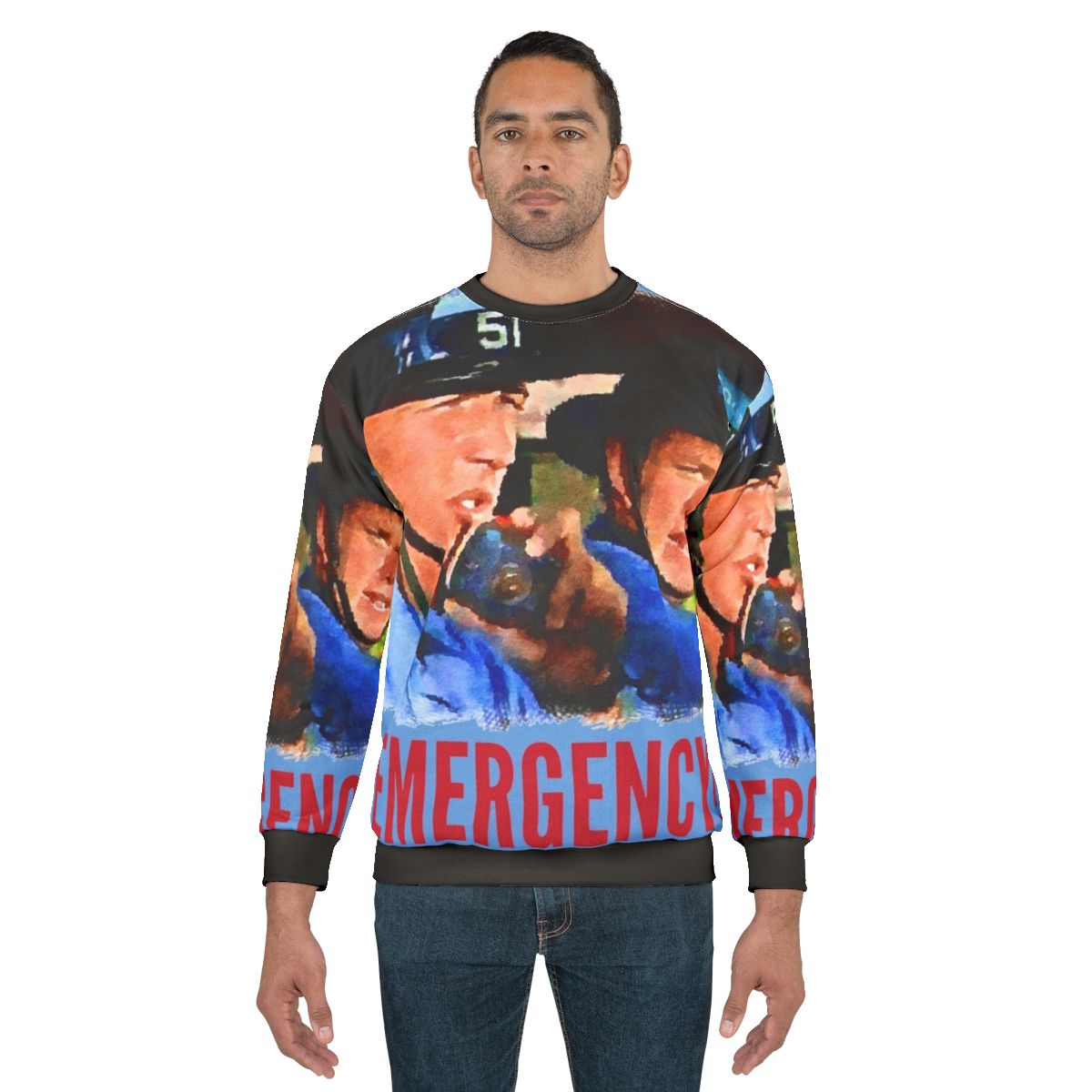 Paramedic Sweatshirt with Emergency Medical Crew Design