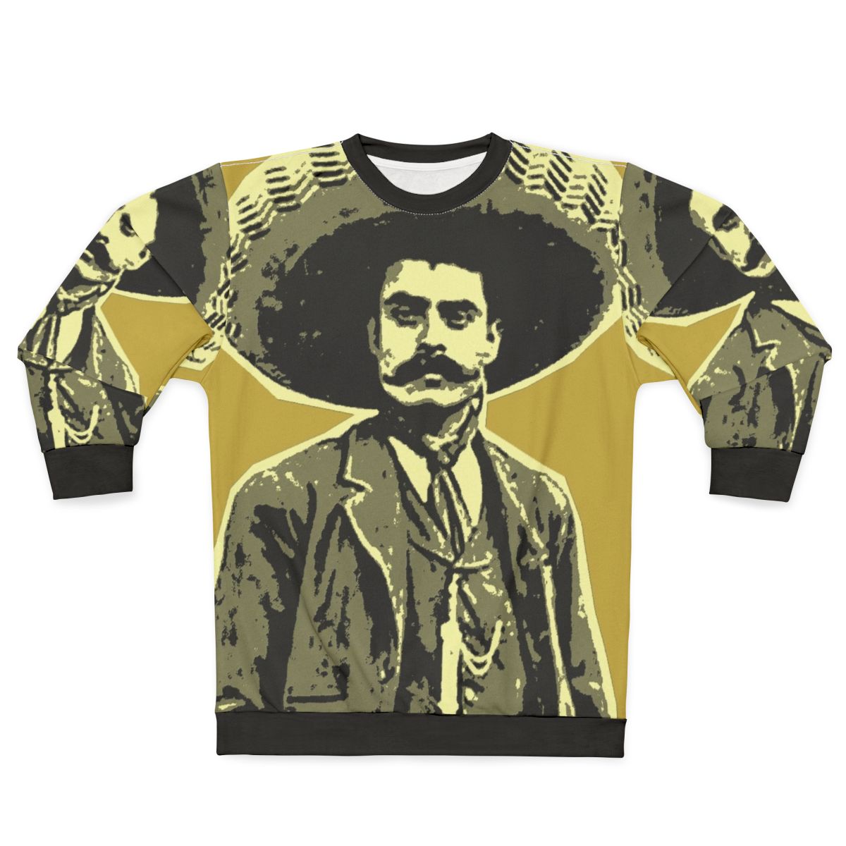 Emiliano Zapata Salazar Mexican Revolution Themed Sweatshirt