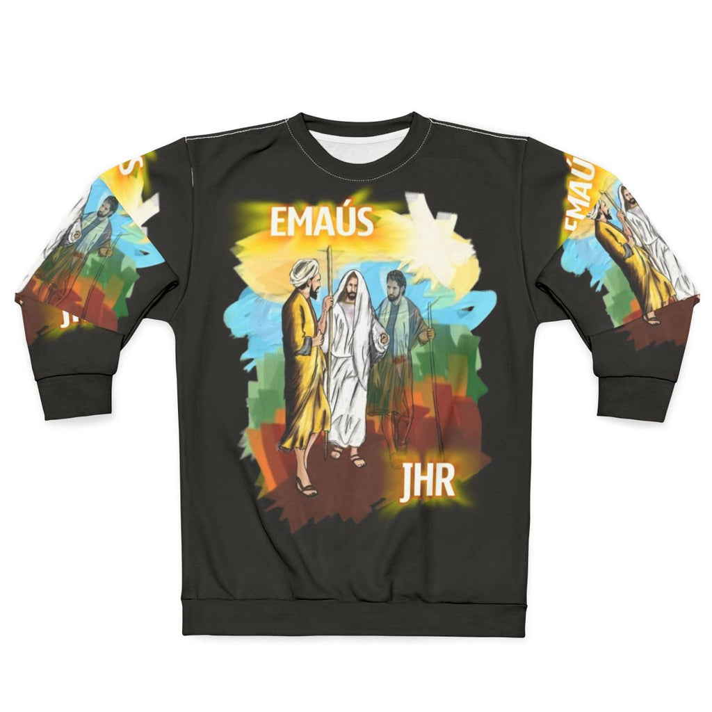 Emmaus Retreats Risen Jesus Christ Sweatshirt