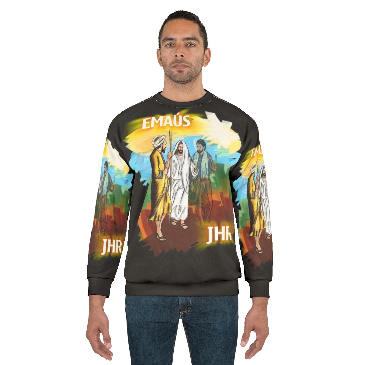 Emmaus Retreats Risen Jesus Christ Sweatshirt