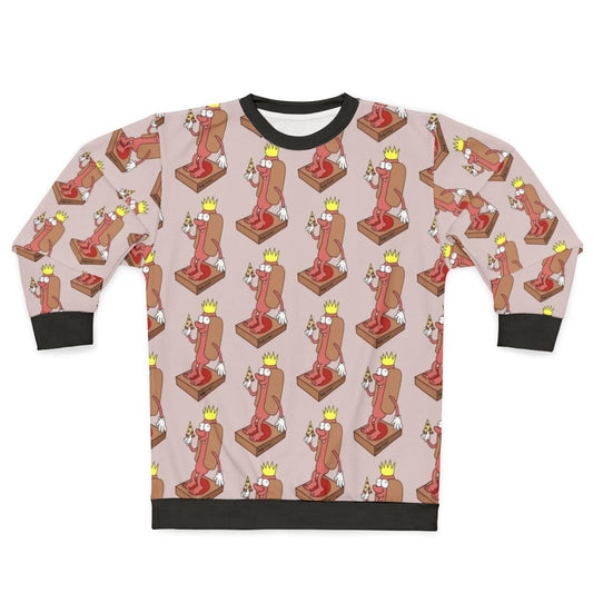 Funny Emperor Weenie Pizza Sweatshirt