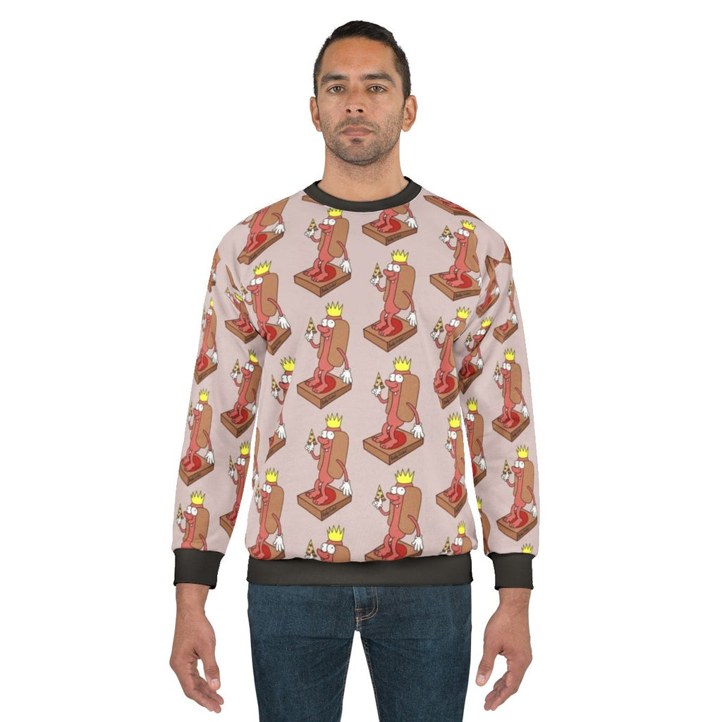 Funny Emperor Weenie Pizza Sweatshirt