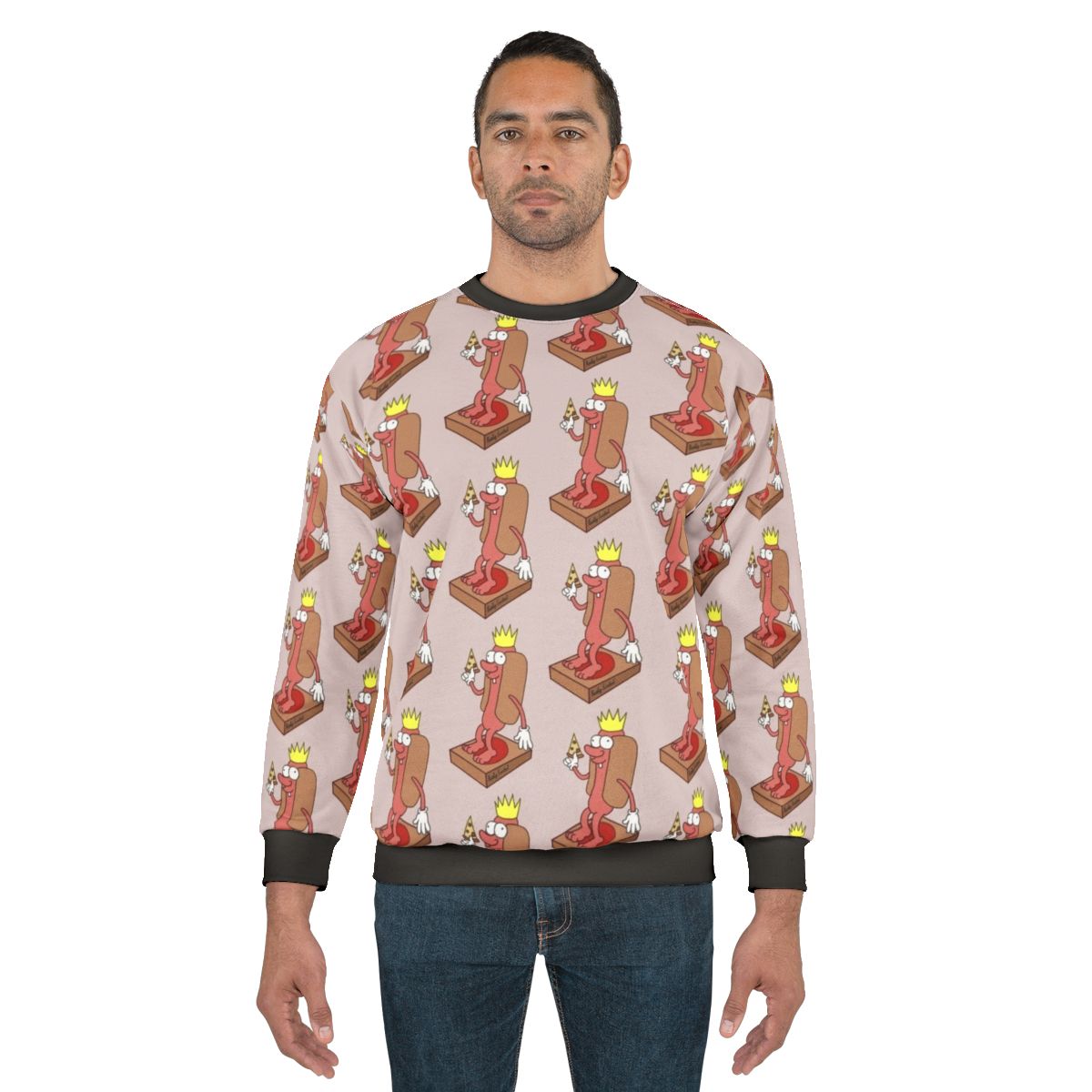 Funny Emperor Weenie Pizza Sweatshirt