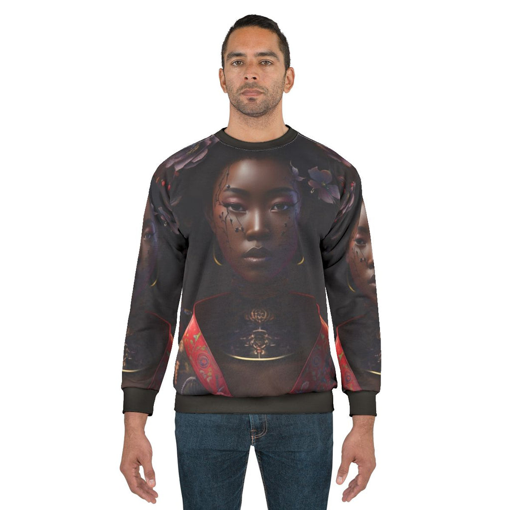 Empress of Hokkaido Japanese Geisha Sweatshirt