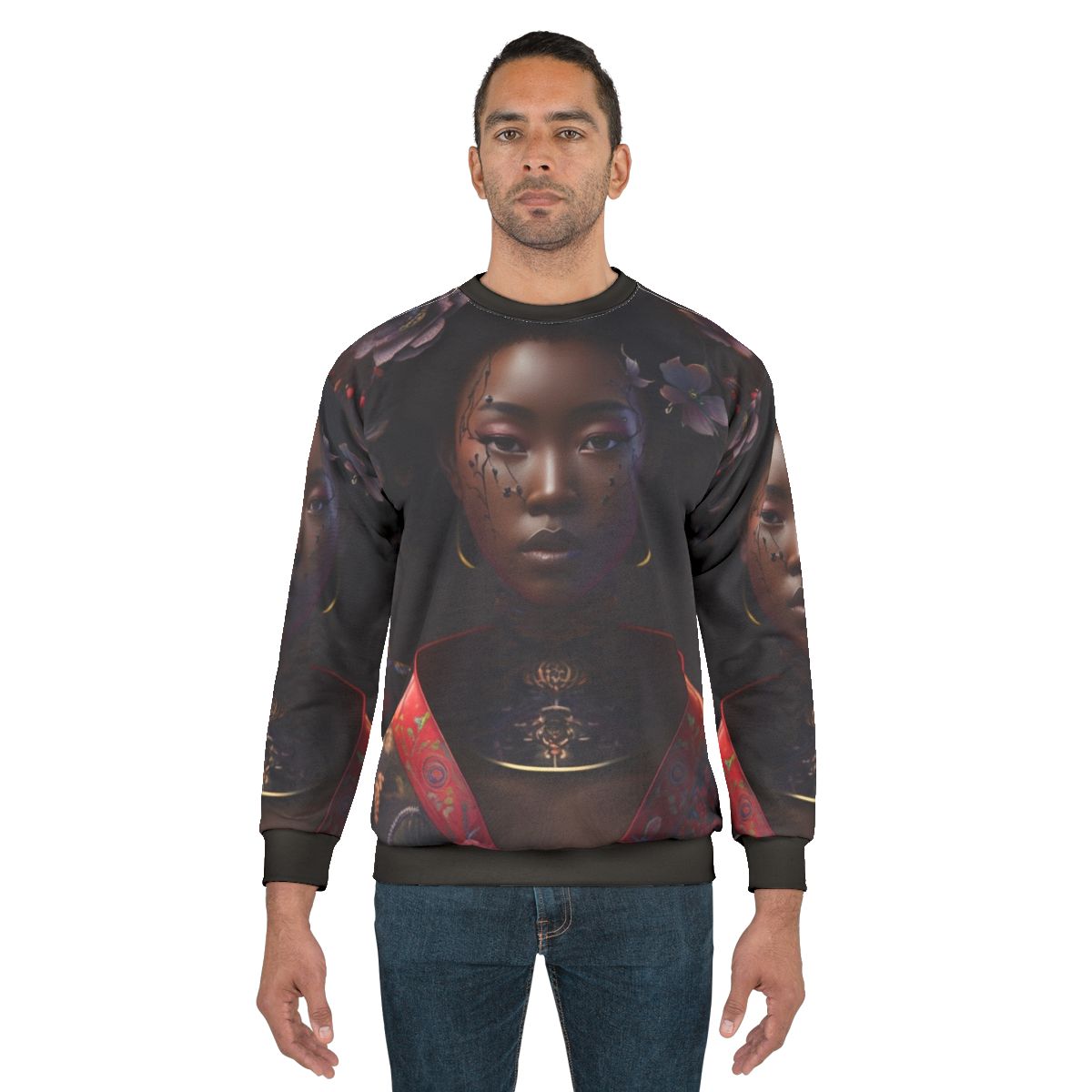 Empress of Hokkaido Japanese Geisha Sweatshirt