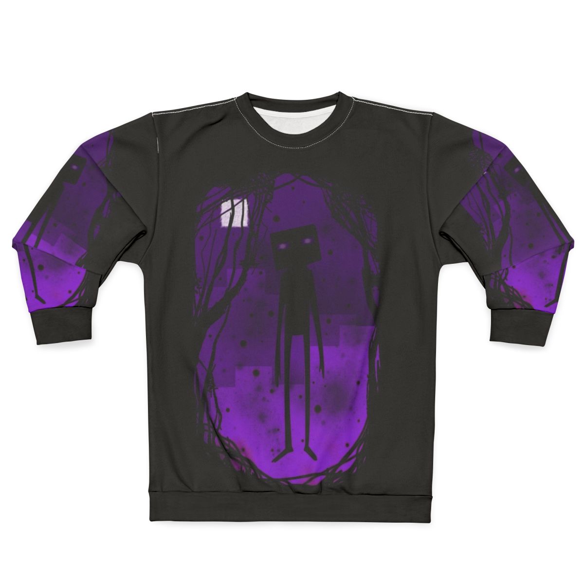 Minecraft Enderman Minimalist Gamer Sweatshirt