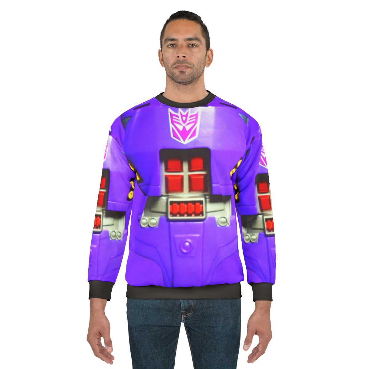 Energon Galvatron Transformers Chest Sweatshirt