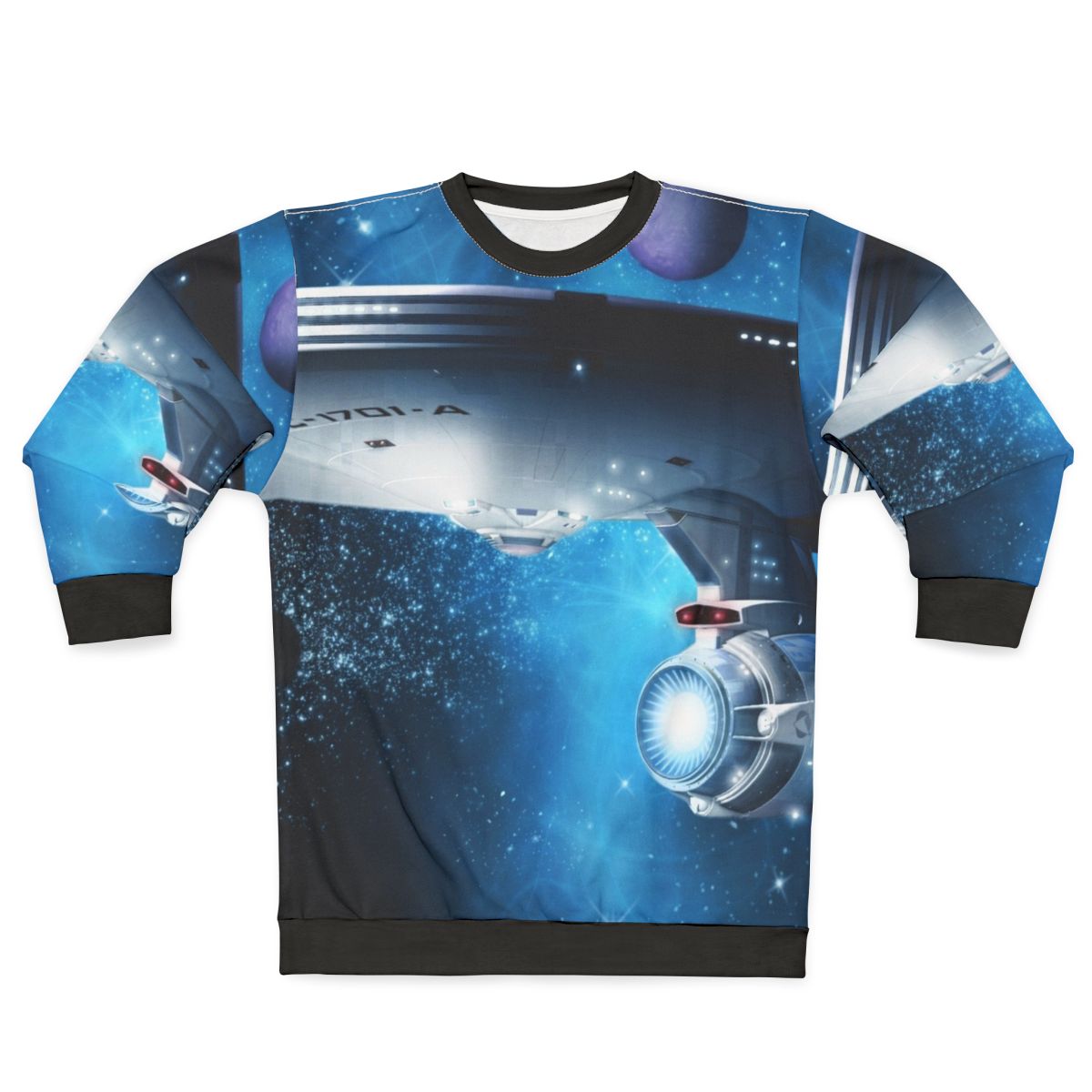 Classic Star Trek Enterprise A "Where Silence Has Lease" Sweatshirt