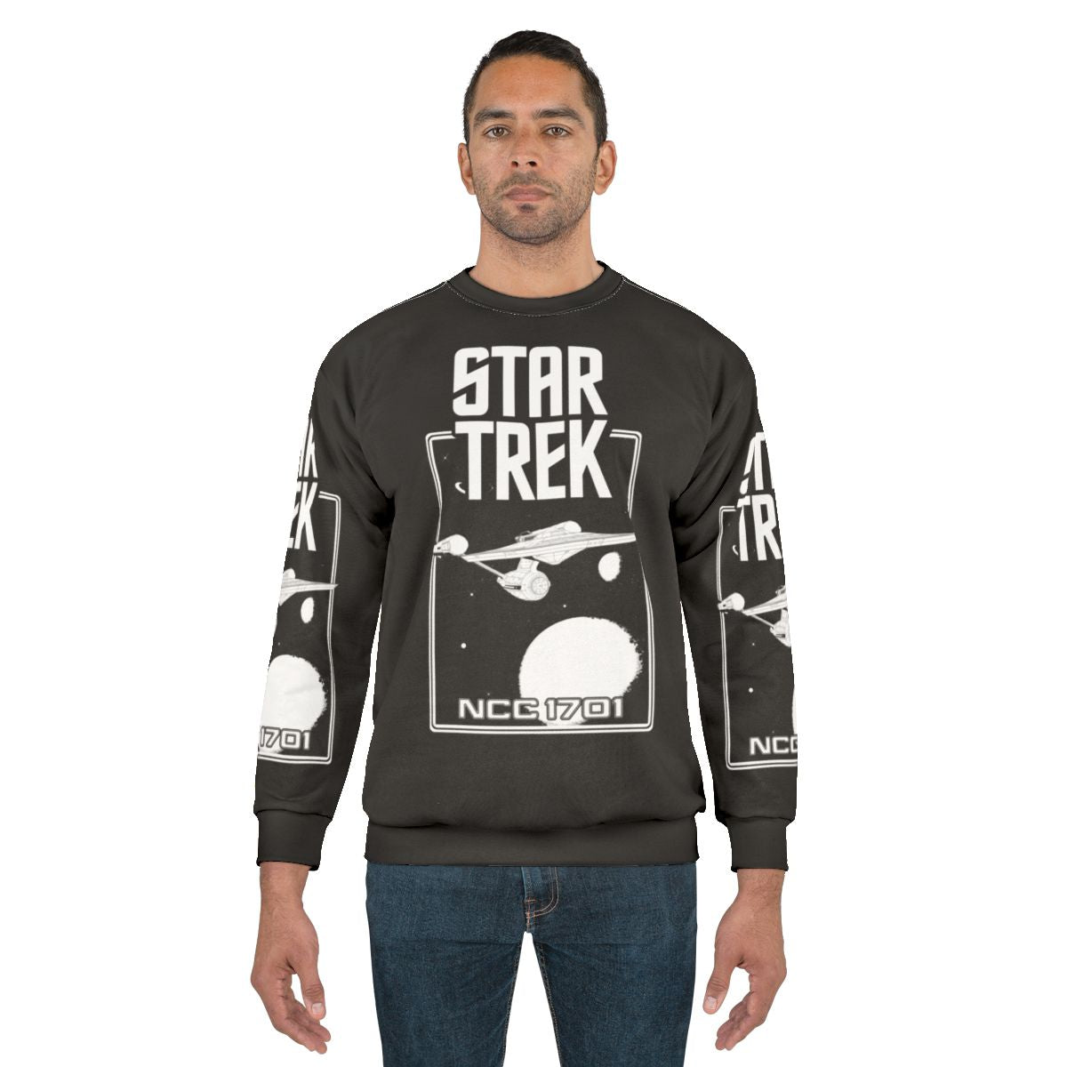 Star Trek Enterprise NCC-1701 Retro Sci-Fi Sweatshirt