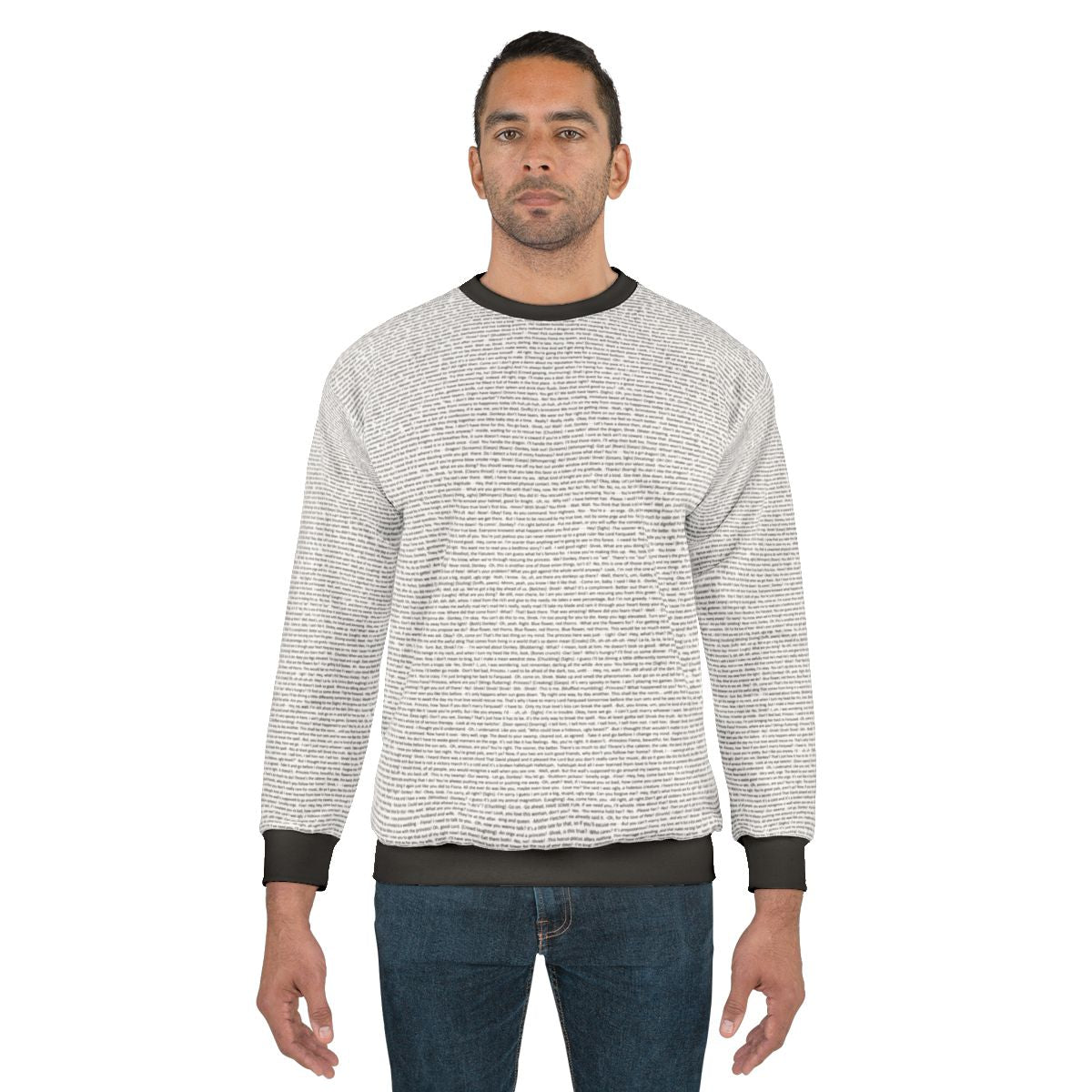 Shrek script printed sweatshirt