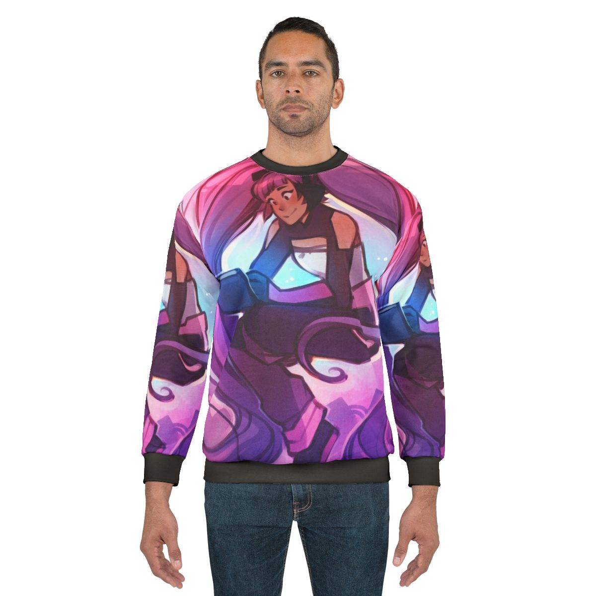 Entrapta Sweatshirt with Cartoon Superhero Princess Design