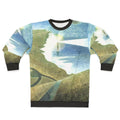 Vintage-style sweatshirt featuring artwork by renowned British artist Eric Ravilious
