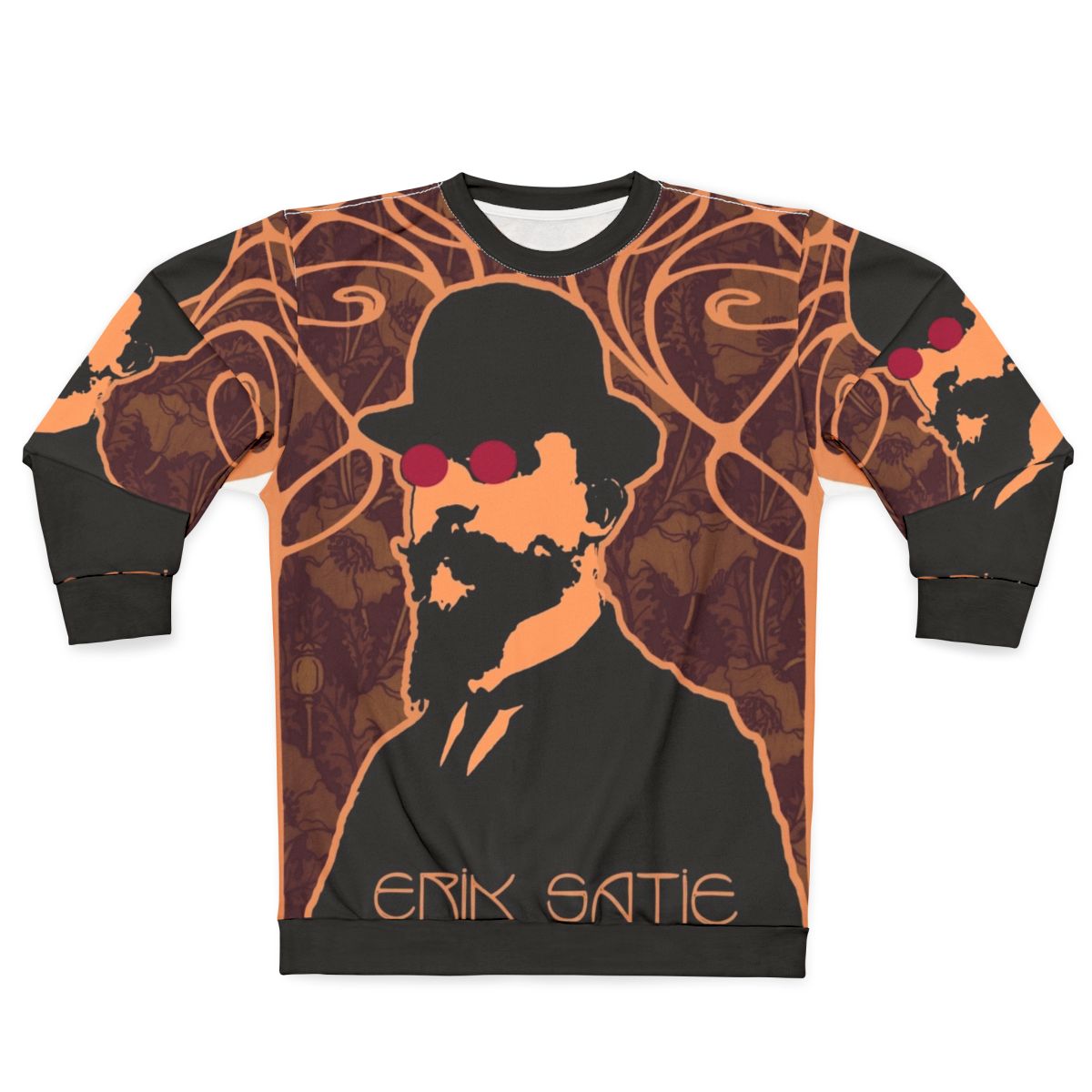 Erik Satie Psychedelic Purple Dream Sweatshirt