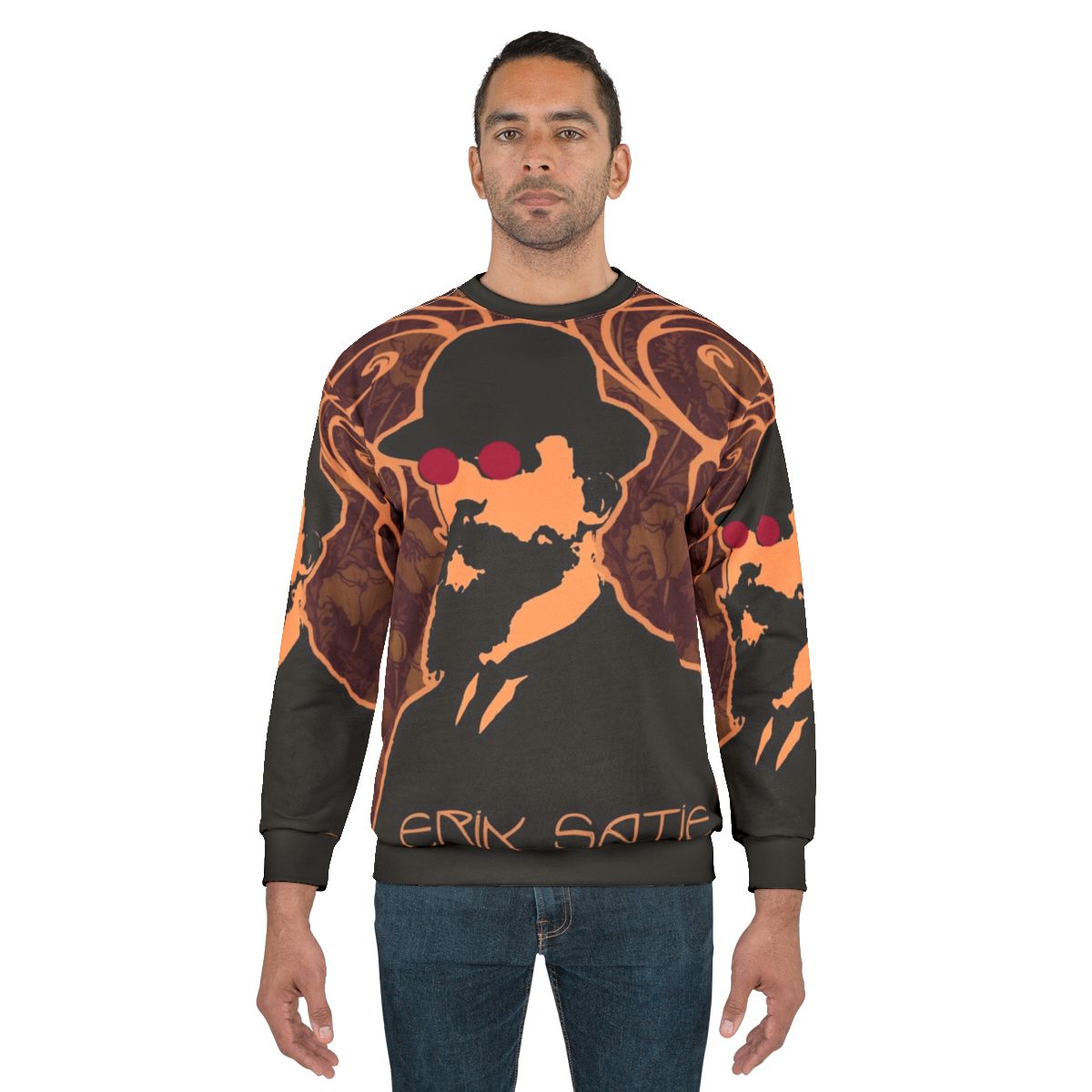 Erik Satie Psychedelic Purple Dream Sweatshirt