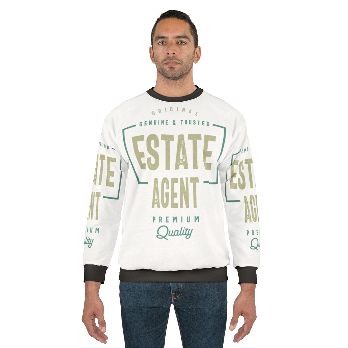 Estate Agent Sweatshirt with focus keyword "estate agent"