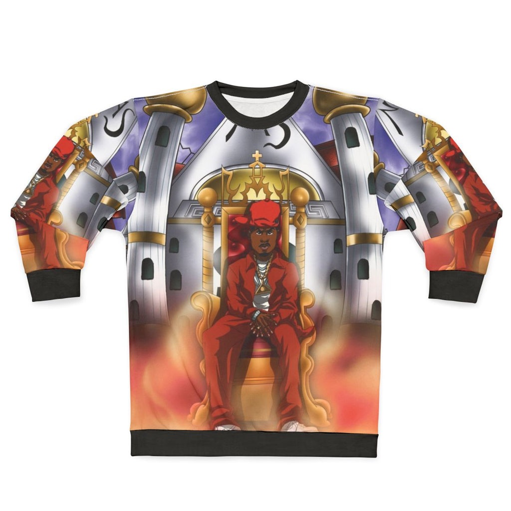 Ether abstract graphic design sweatshirt