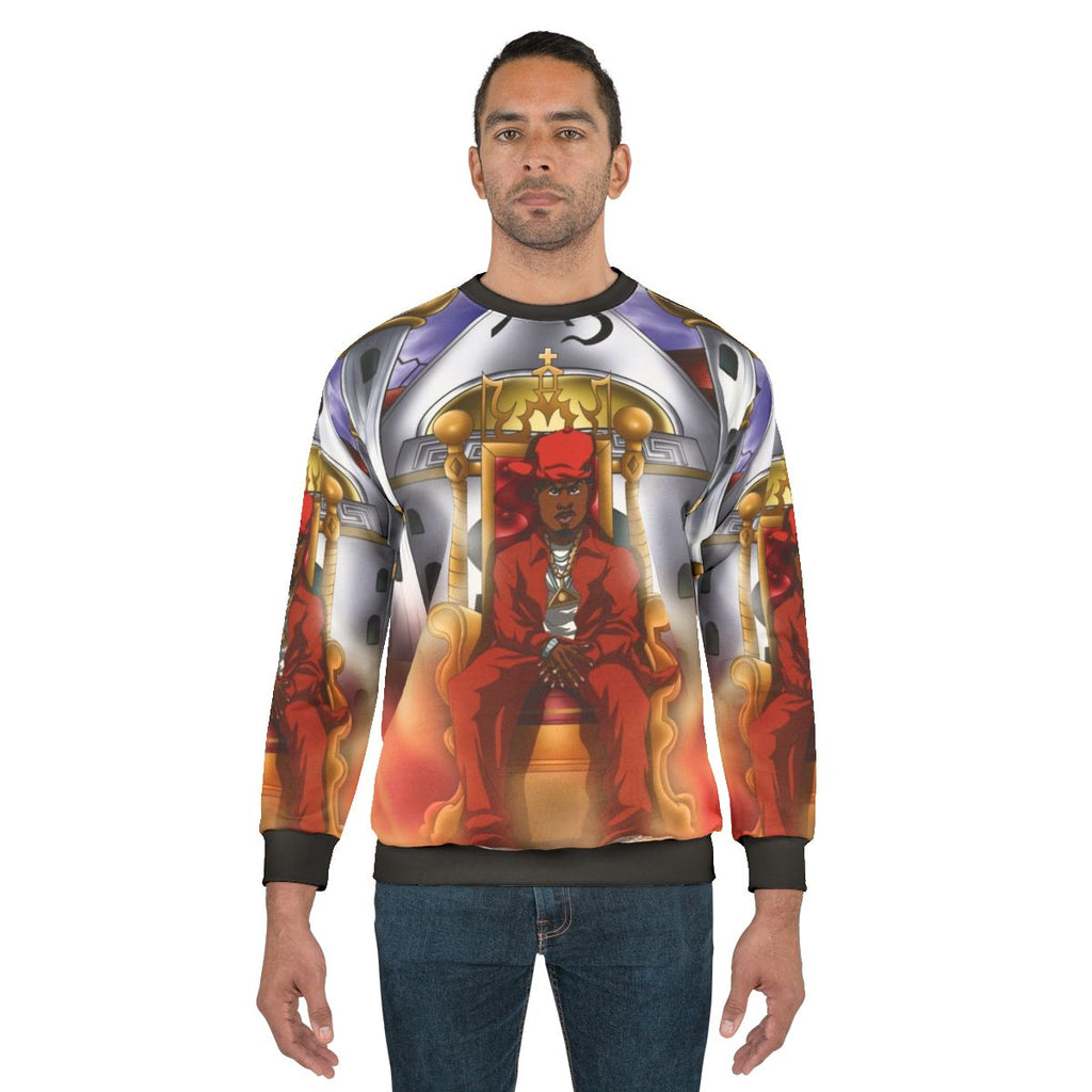 Ether abstract graphic design sweatshirt