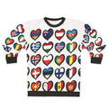 Eurovision Song Contest Flags and Hearts ESC Sweatshirt