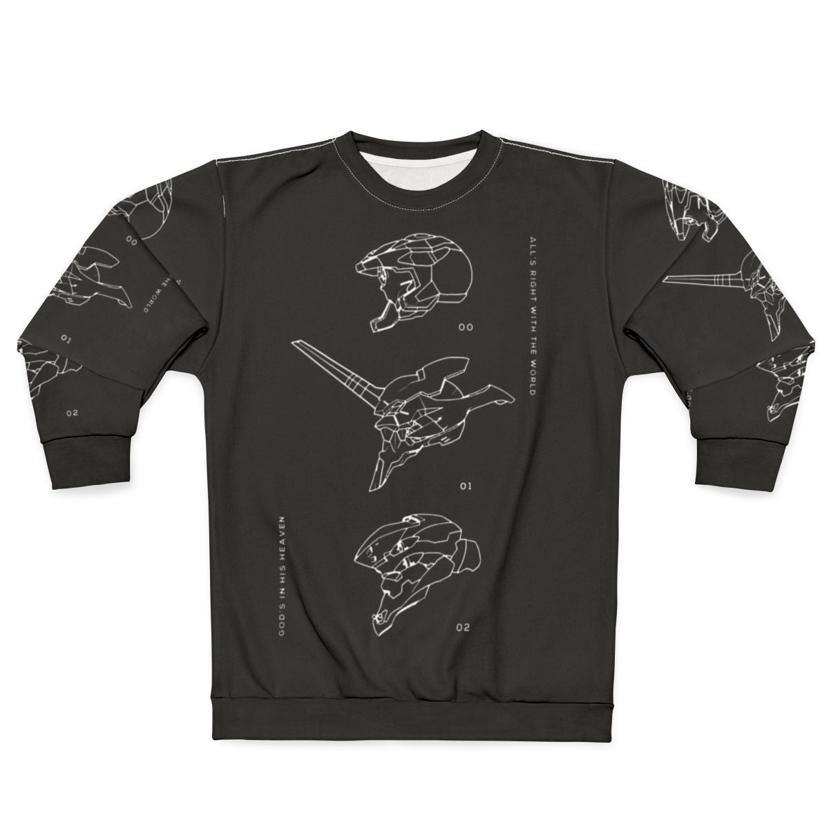 Neon Genesis Evangelion EVA Unit Sweatshirt