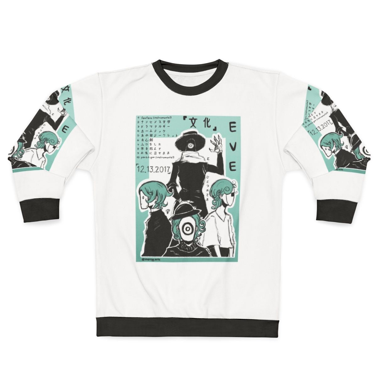 Eve Bunka Album Design Sweatshirt - Japanese Singer Merchandise