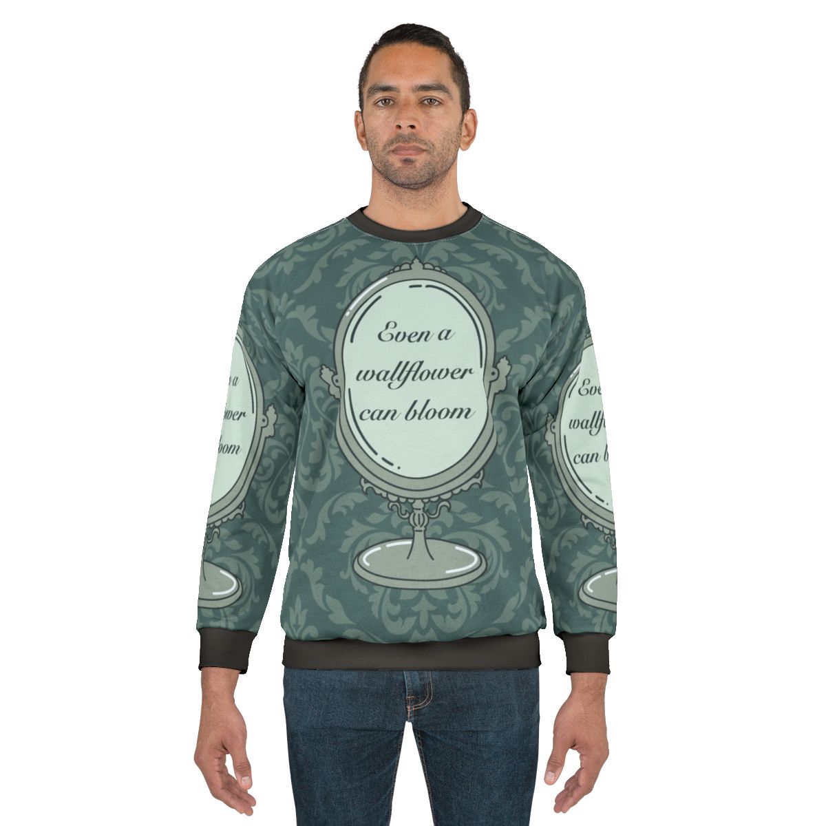 Even a Wallflower Can Bloom Bridgerton Inspired Sweatshirt