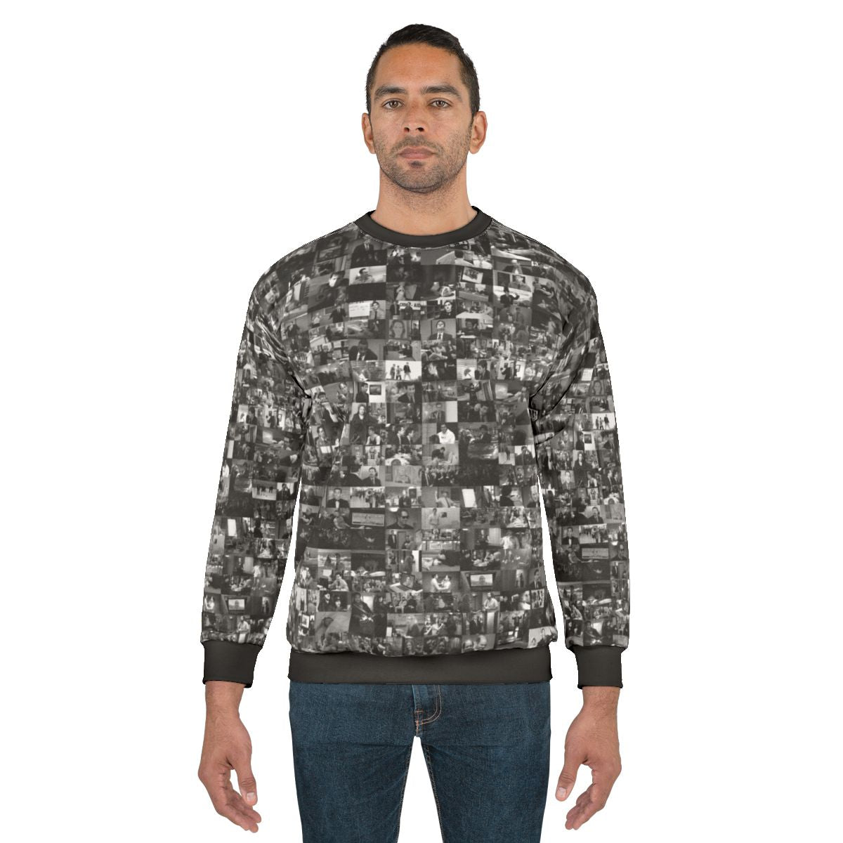 The Office themed sweatshirt featuring characters and references from the popular TV comedy series