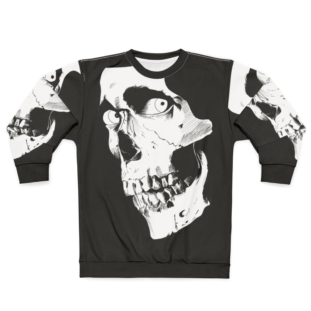 Evil Dead Skull Sweatshirt with Ash Williams Graphic