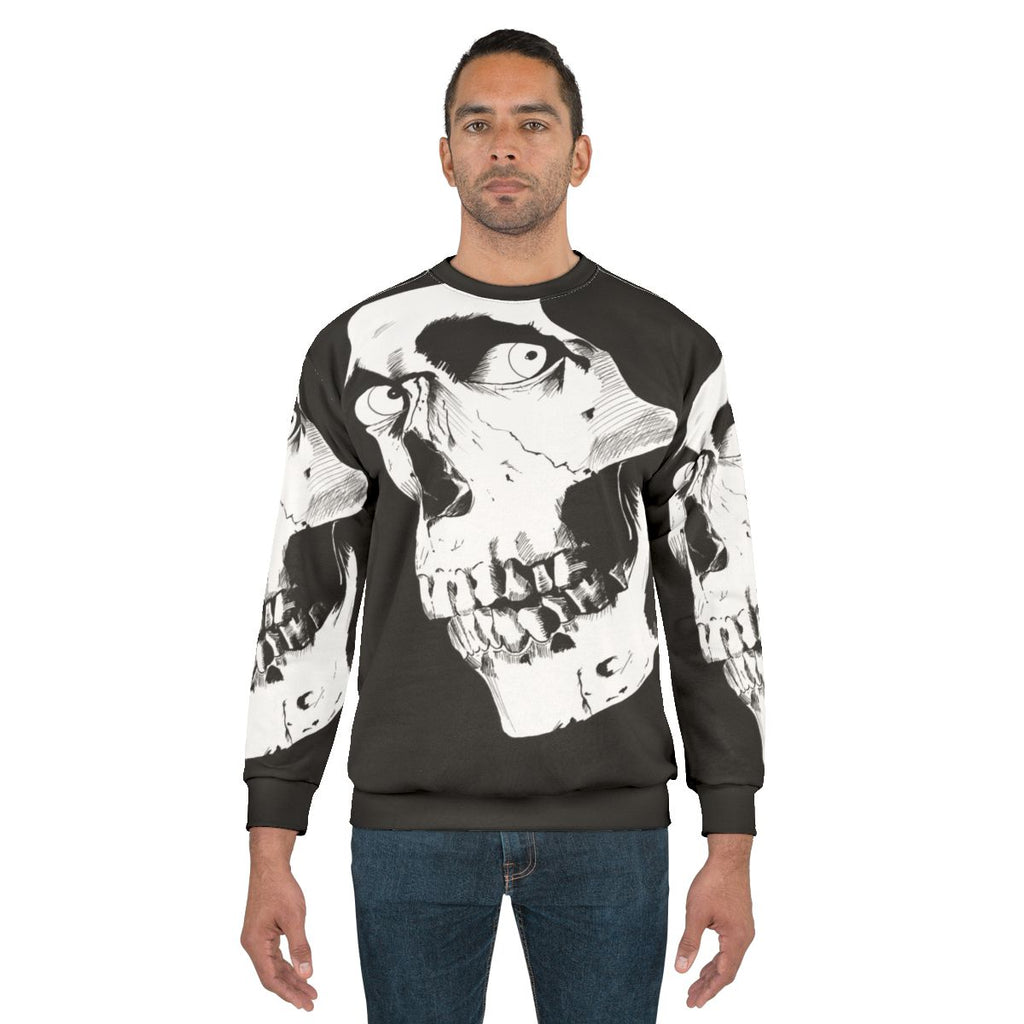Evil Dead Skull Sweatshirt with Ash Williams Graphic