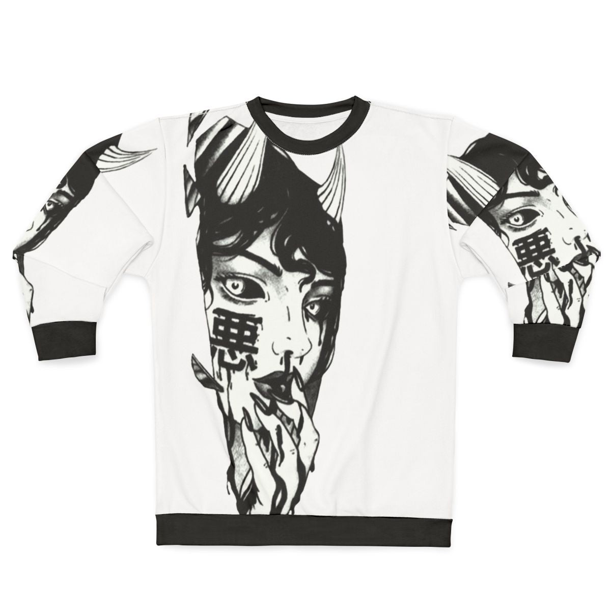 Cyberpunk Japanese vaporwave sweatshirt