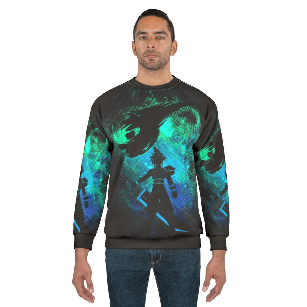 Ex Soldier Art Sweatshirt featuring Final Fantasy character Cloud Strife