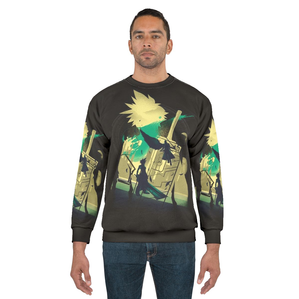 Final Fantasy VII Sweatshirt with Cloud Strife and Sephiroth