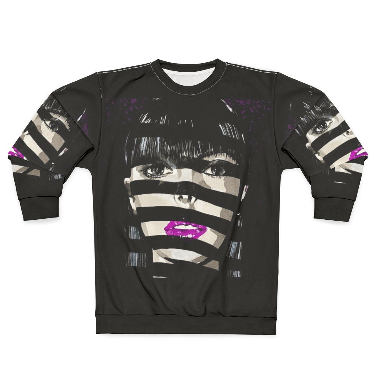 Exotica Sweatshirt - Purple Disco-Inspired Music Lover's Sweatshirt