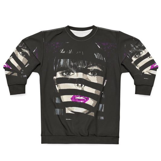 Exotica Sweatshirt - Purple Disco-Inspired Music Lover's Sweatshirt