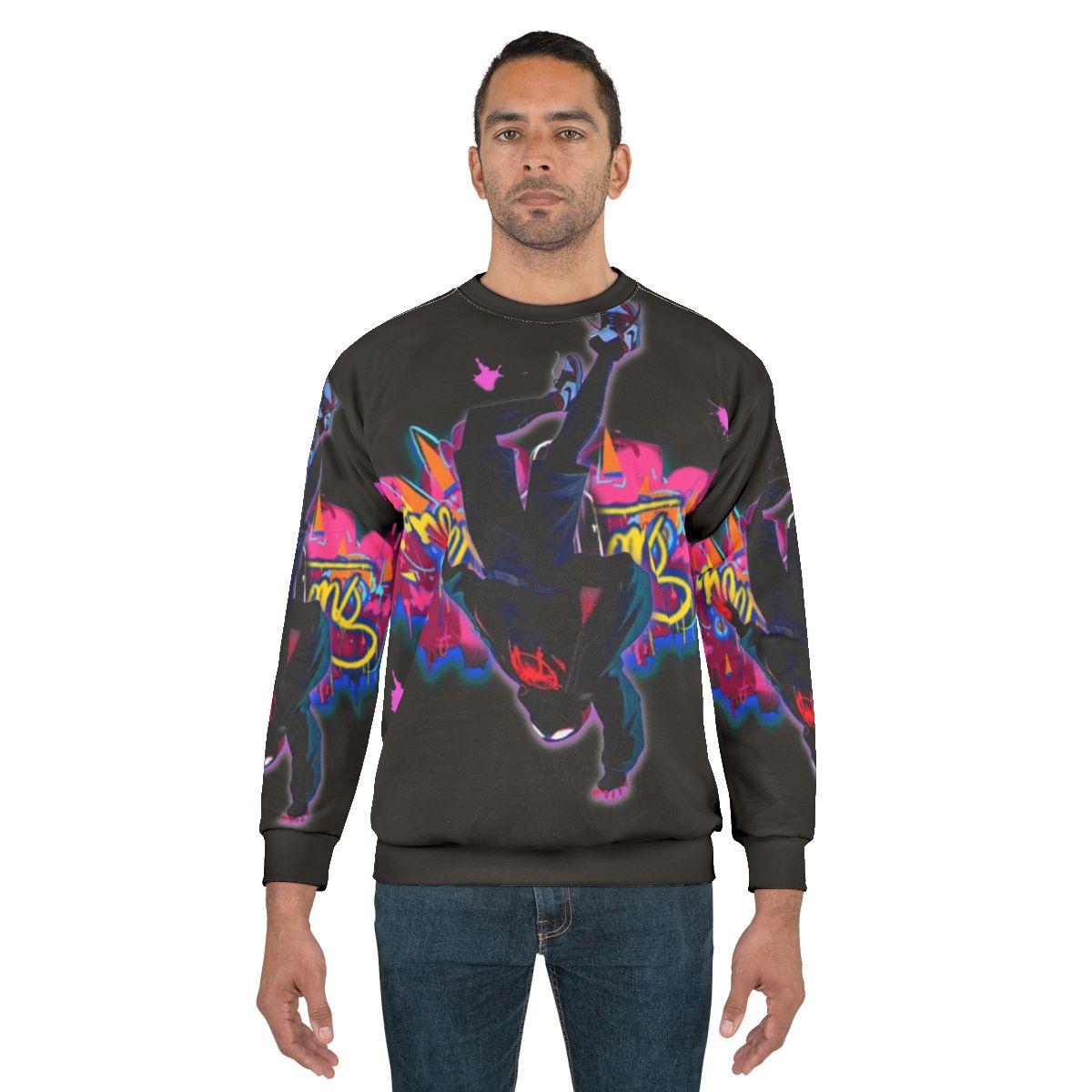Expectations Miles Morales Free Falling Spiderman Sweatshirt