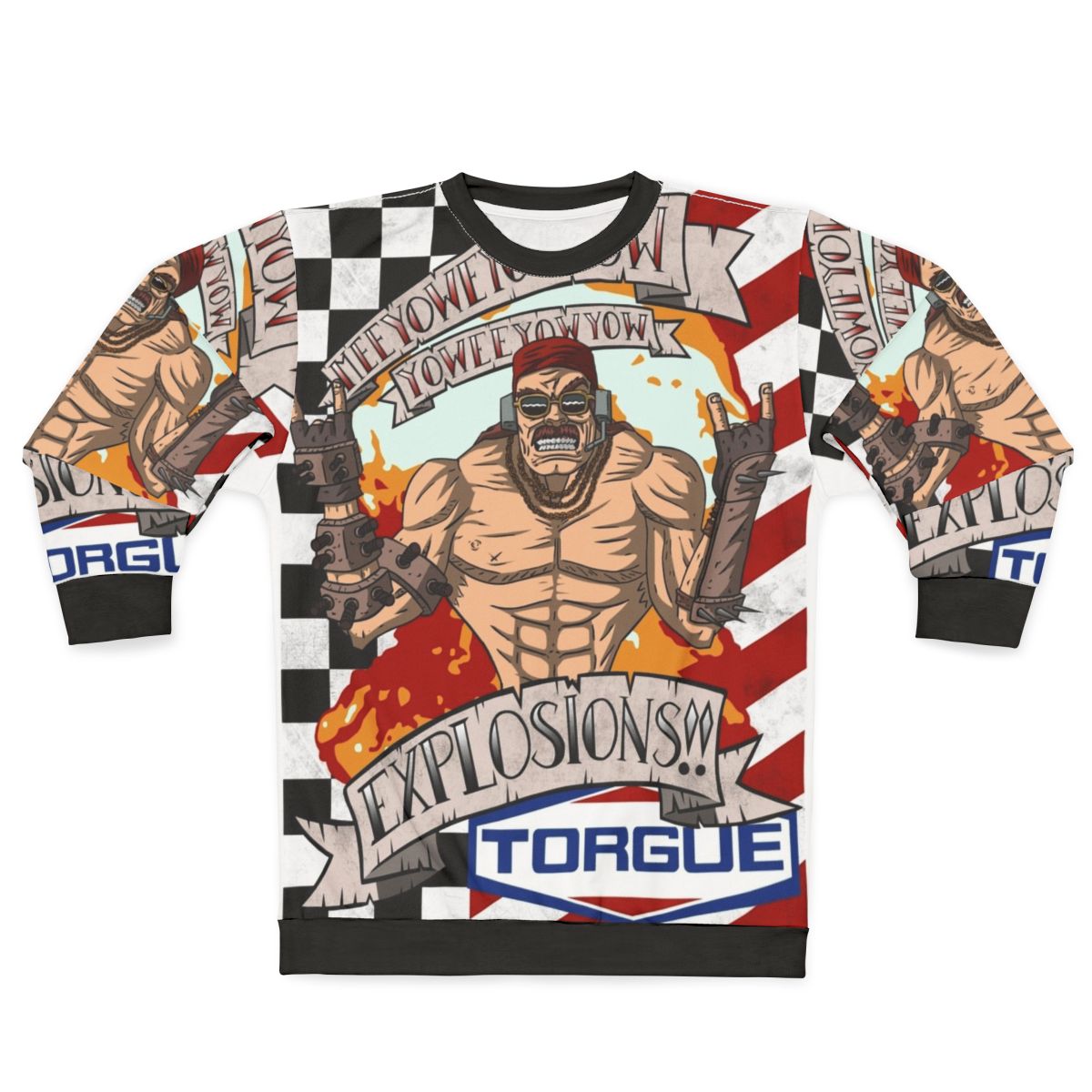 Explosions Sweatshirt - Borderlands Inspired Fanart