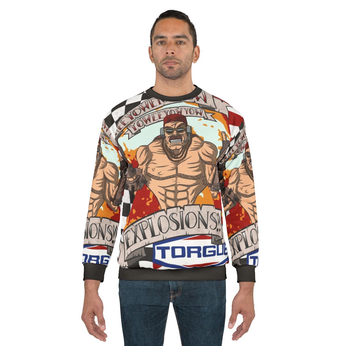 Explosions Sweatshirt - Borderlands Inspired Fanart